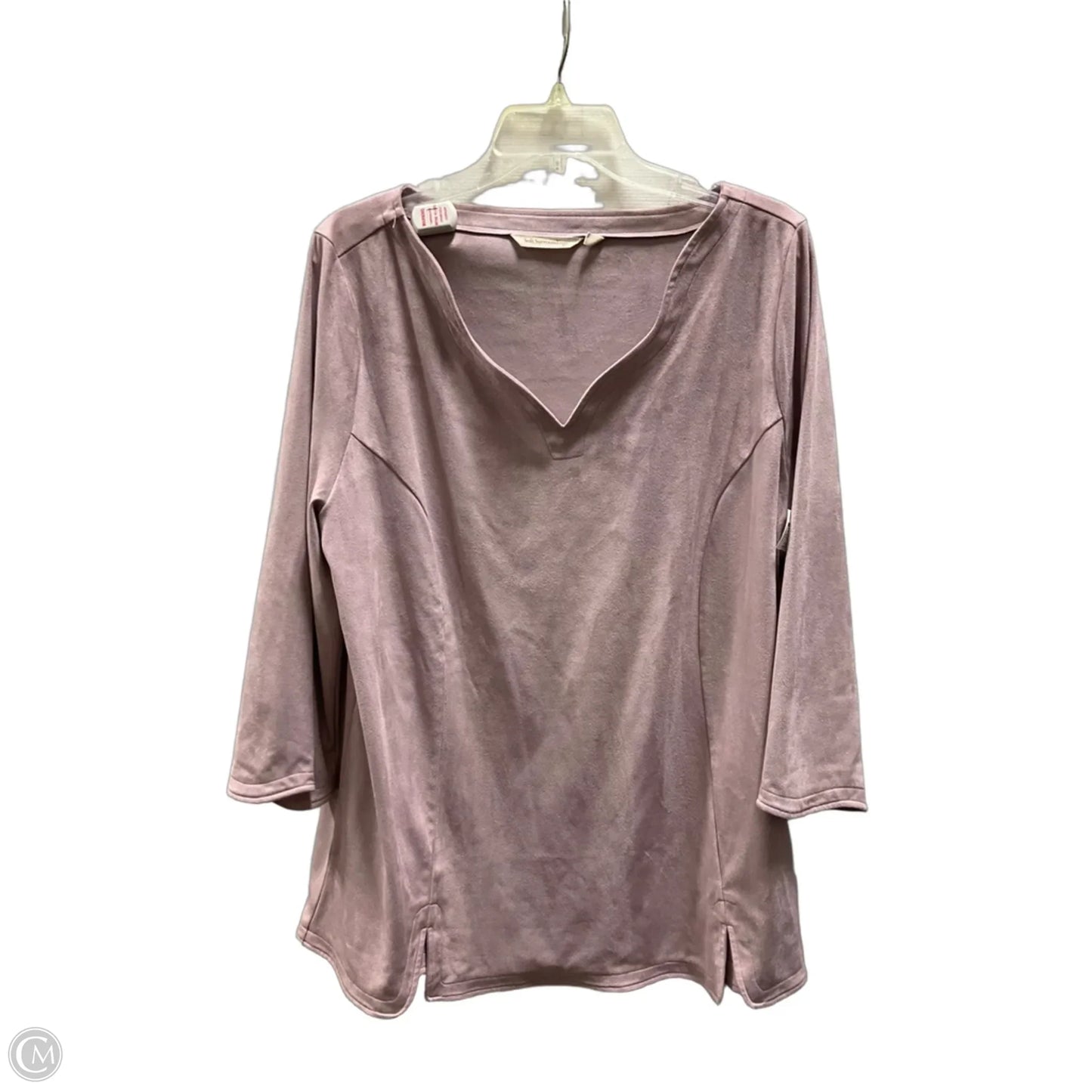 Top Long Sleeve By Soft Surroundings In Purple, Size: Xl