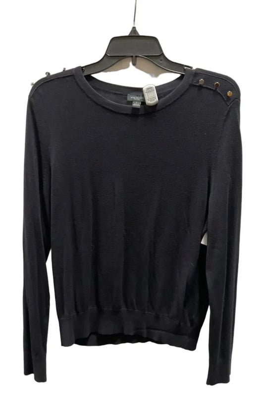 Top Long Sleeve By Ann Taylor In Blue, Size: L