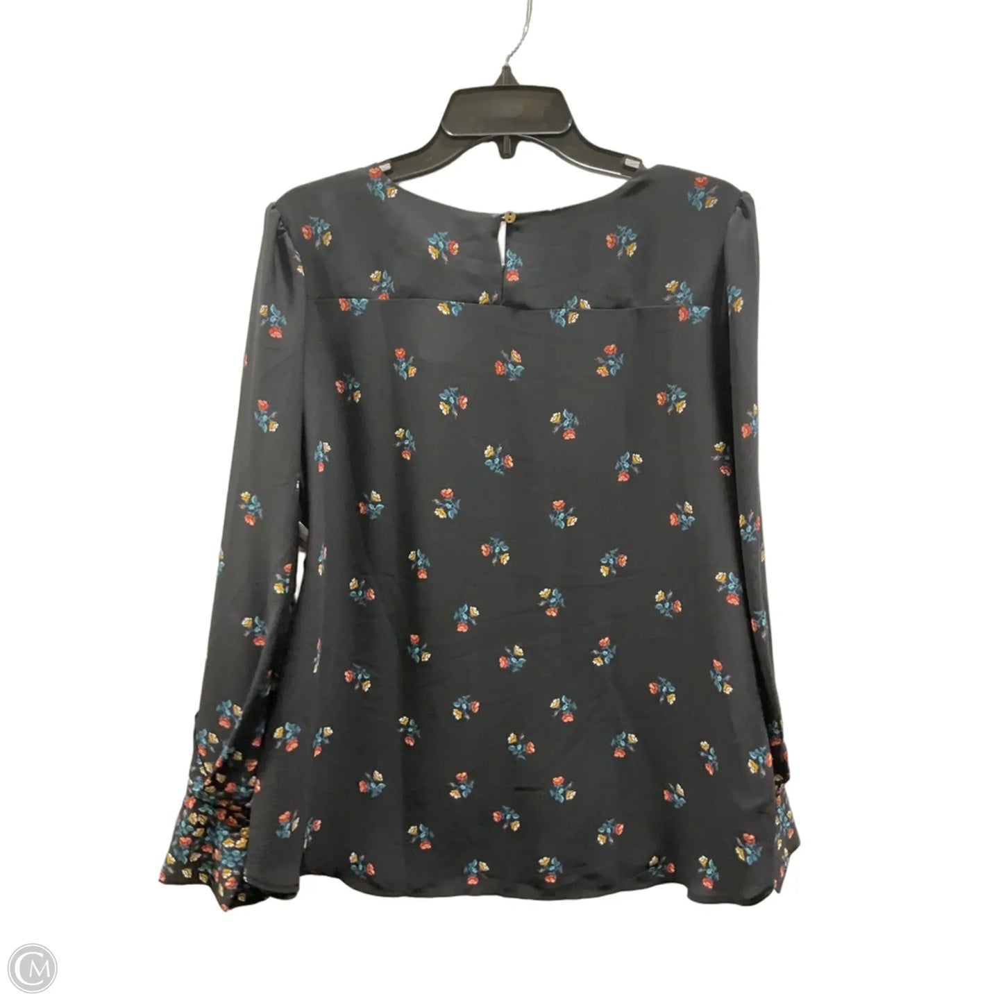 Top Long Sleeve By Loft In Black, Size: L