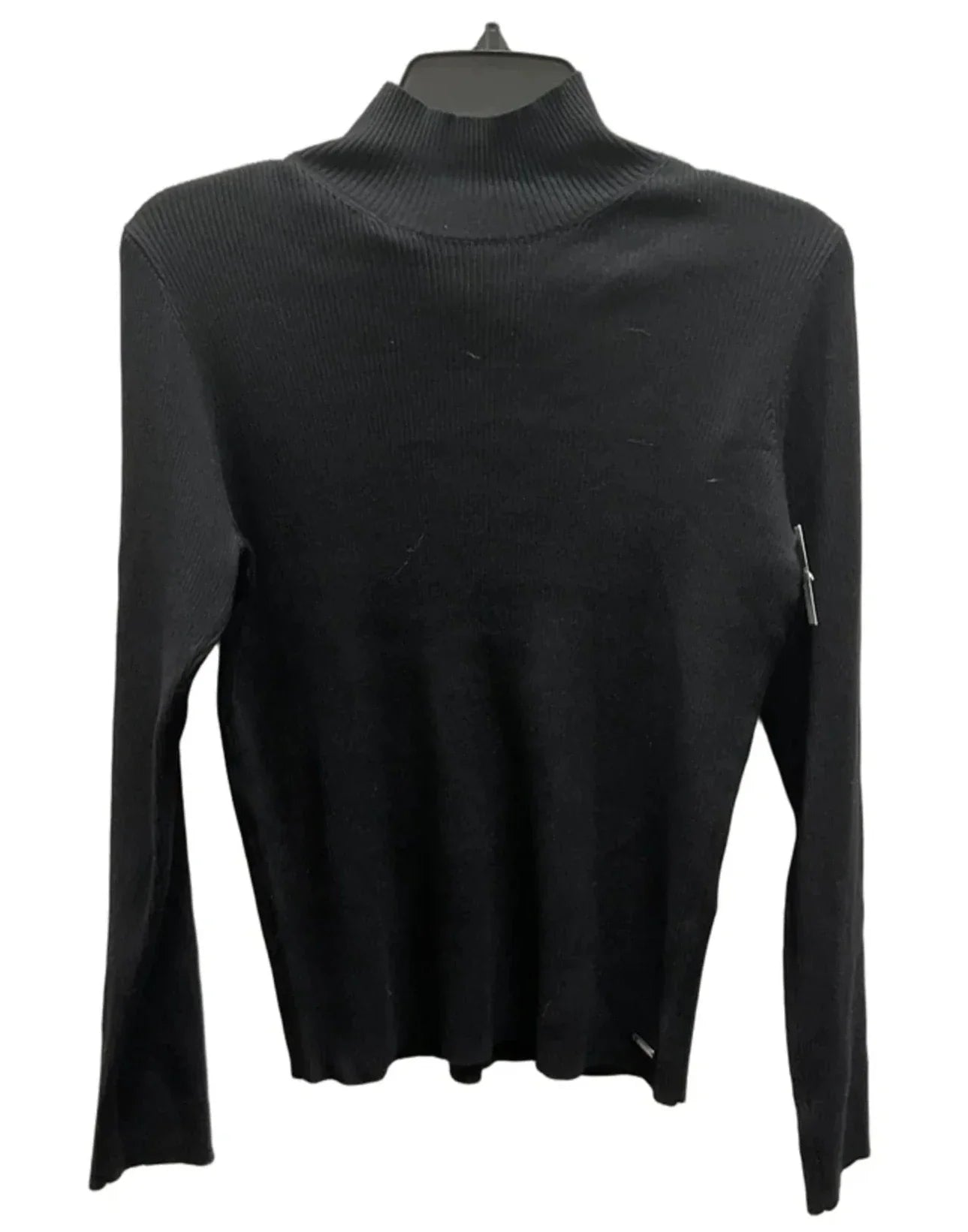 Top Long Sleeve By Dkny In Black, Size: M
