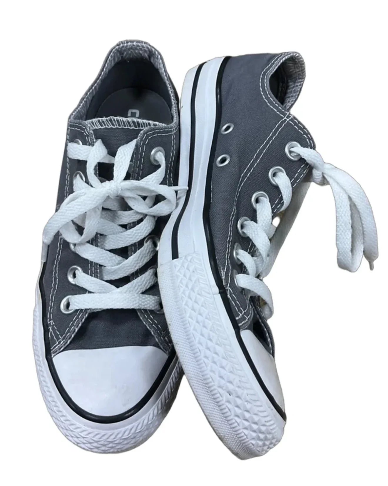 Shoes Athletic By Converse In Grey & White, Size: 7