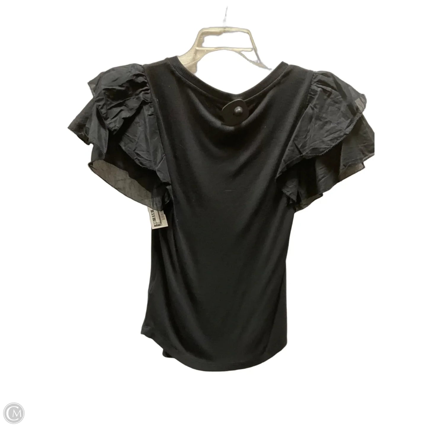 Top Short Sleeve By Gap In Black, Size: S
