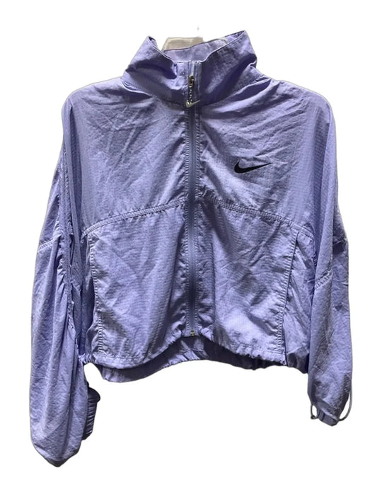 Athletic Jacket By Nike In Purple, Size: Xl