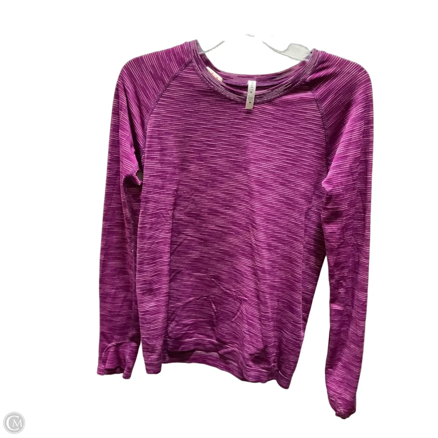 Athletic Top Long Sleeve Crewneck By Athleta In Purple, Size: M