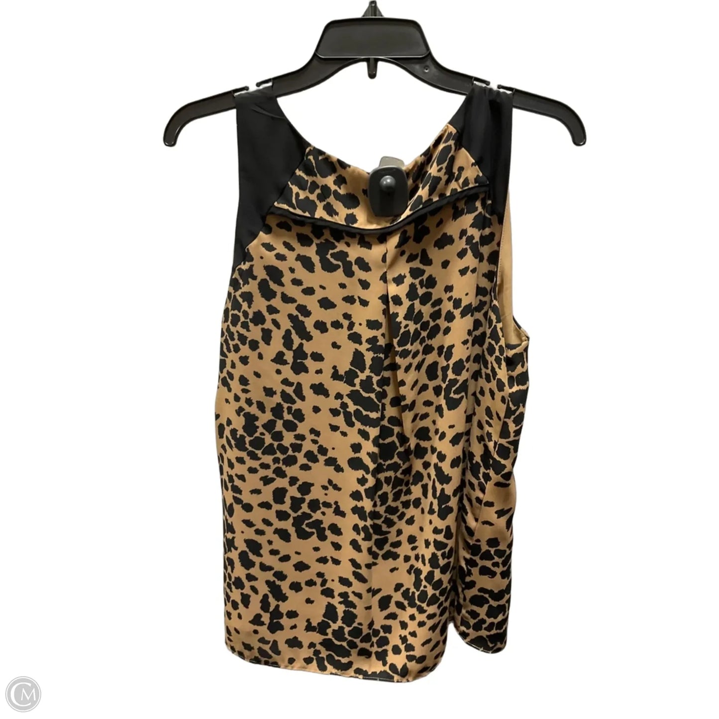 Top Sleeveless By Vince Camuto In Animal Print, Size: M