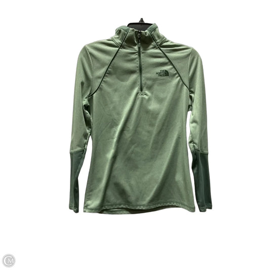 Athletic Sweatshirt Collar By The North Face In Green, Size: M