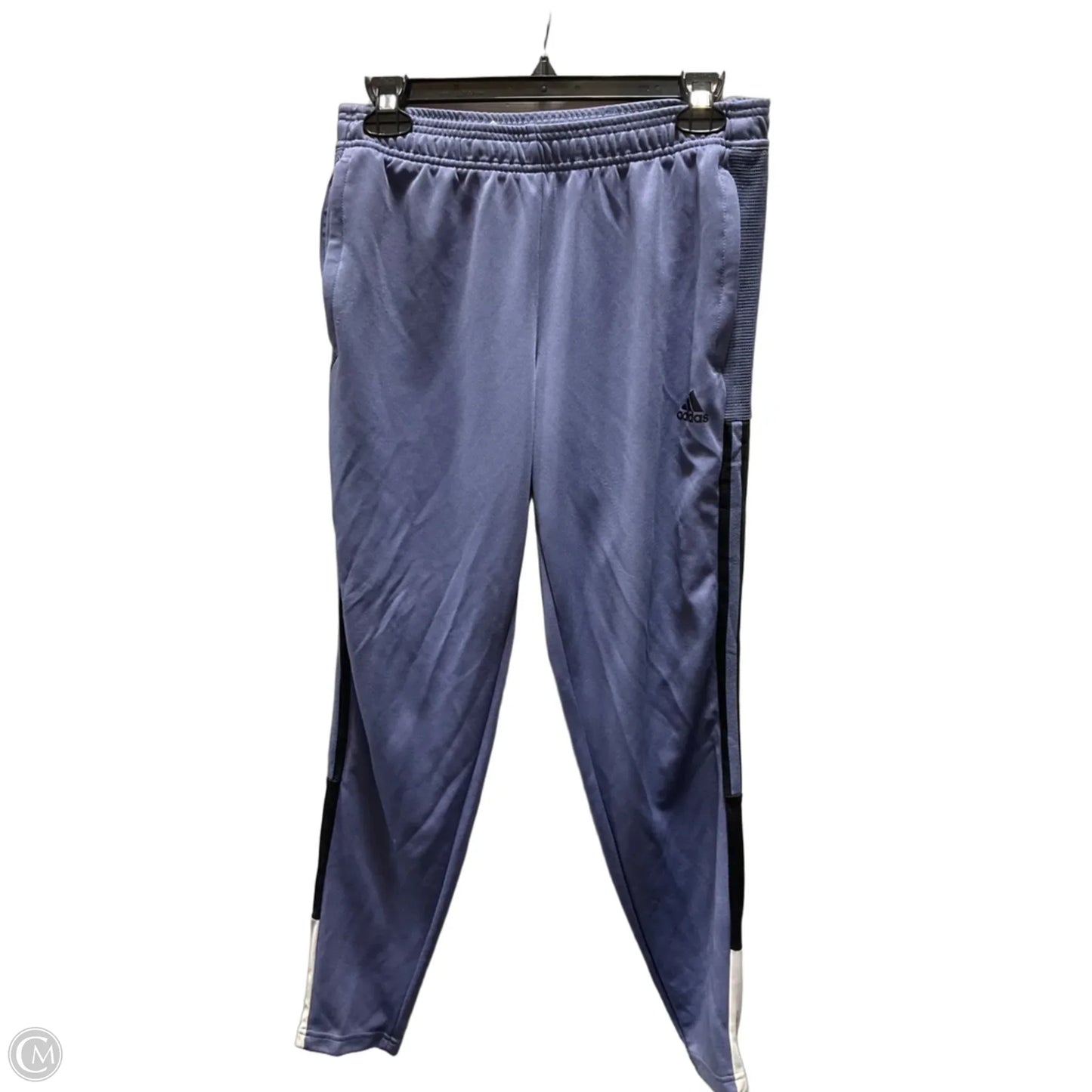 Athletic Pants By Adidas In Purple & White, Size: M