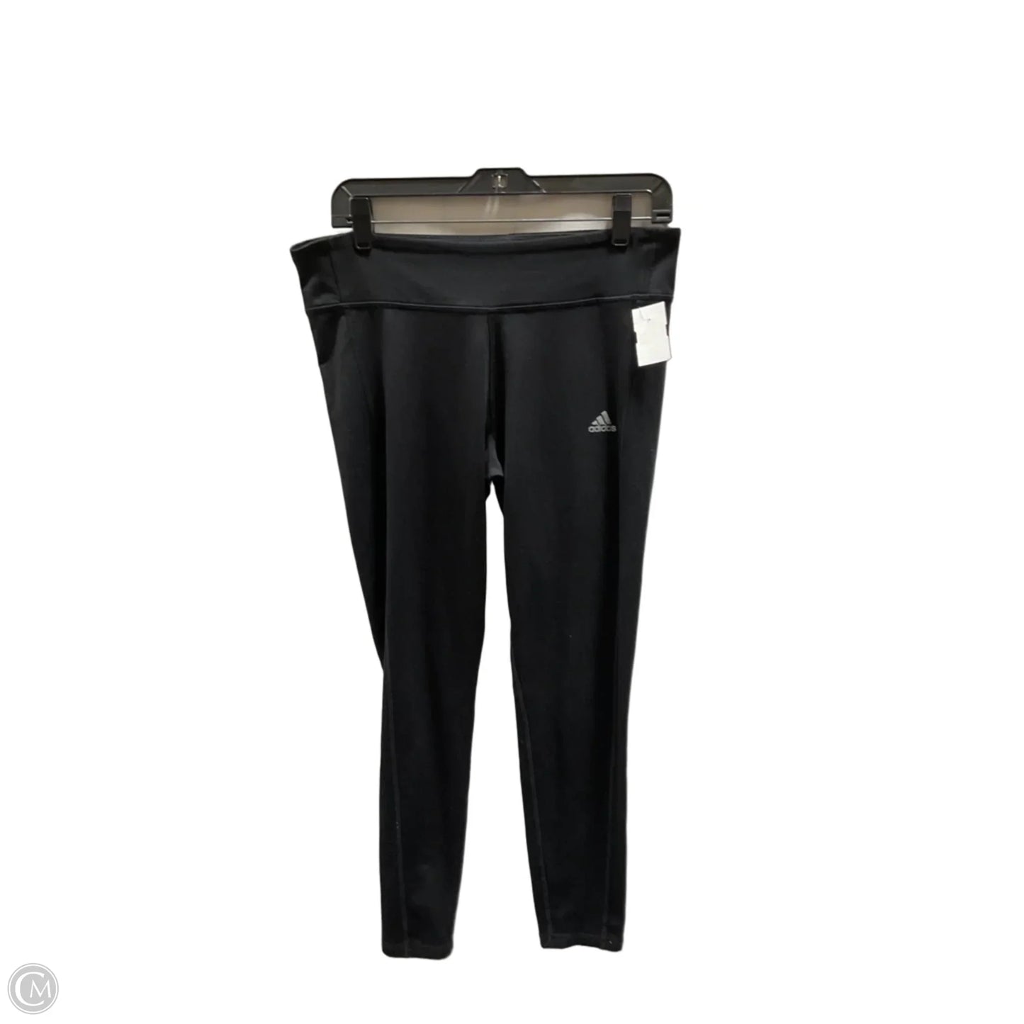 Athletic Leggings By Adidas In Black, Size: L