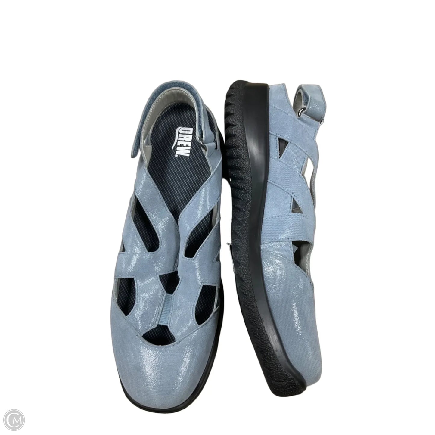 Shoes Flats By Drew In Blue, Size: 9