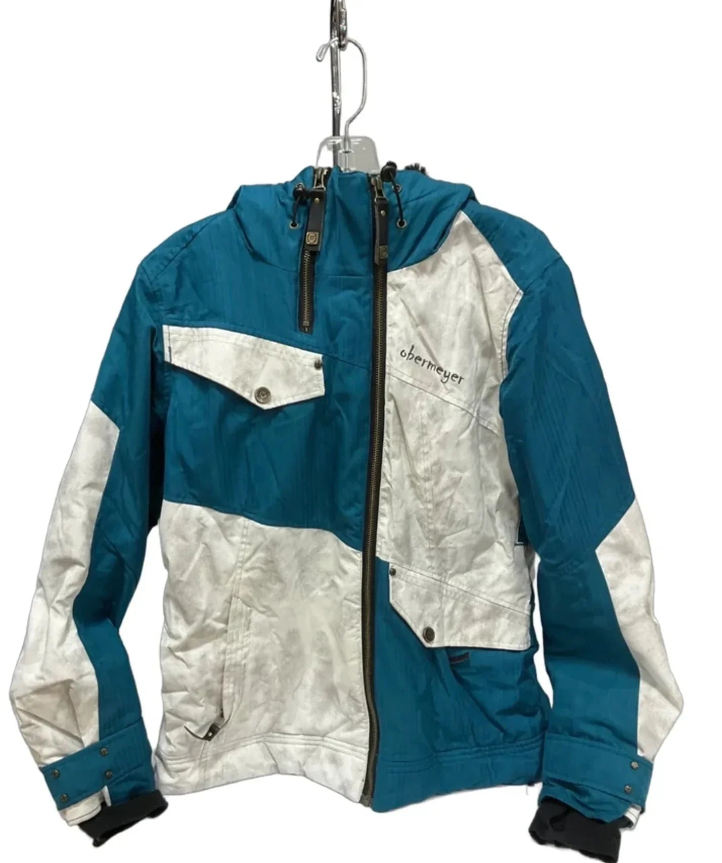 Jacket Other By Cmb In Blue & Grey, Size: 6