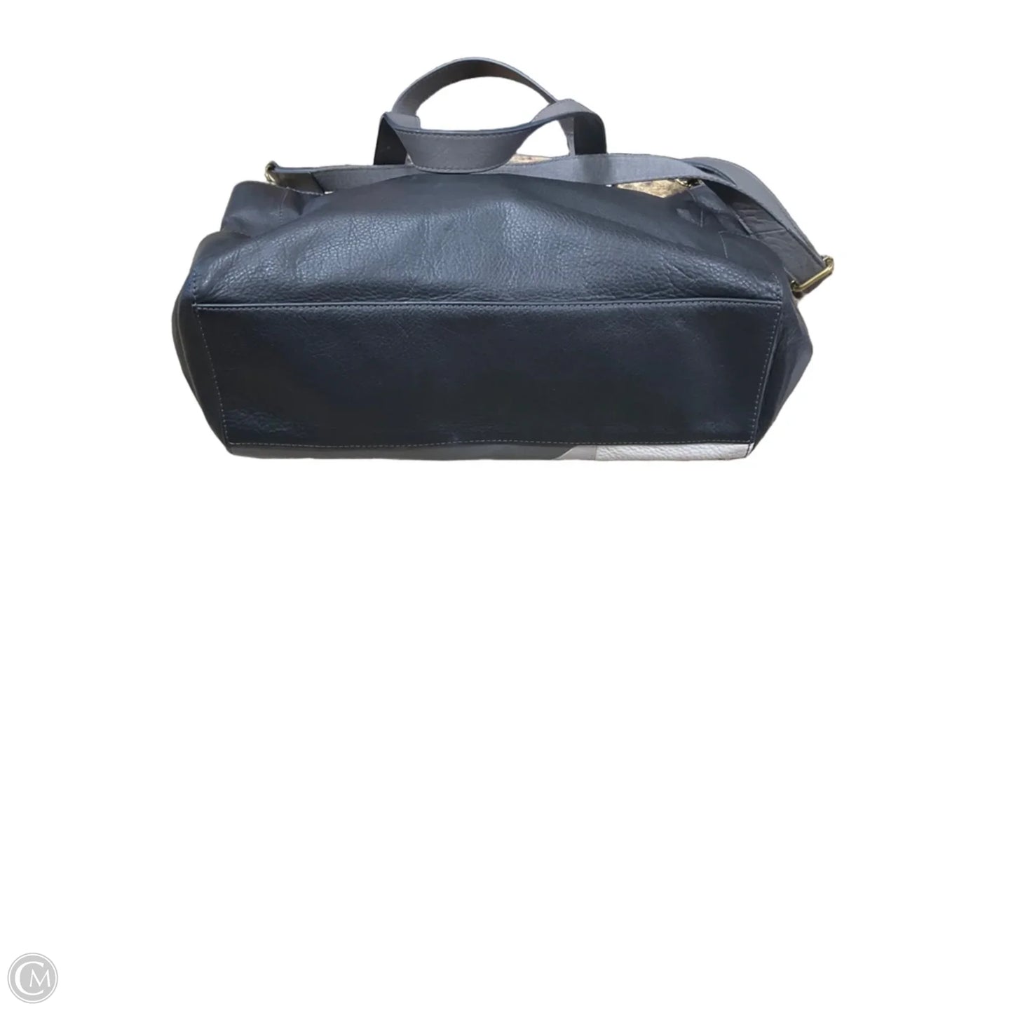 Tote Leather By Fossil, Size: Medium
