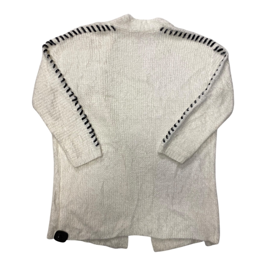 Sweater Cardigan By Mystree In Ivory, Size:L