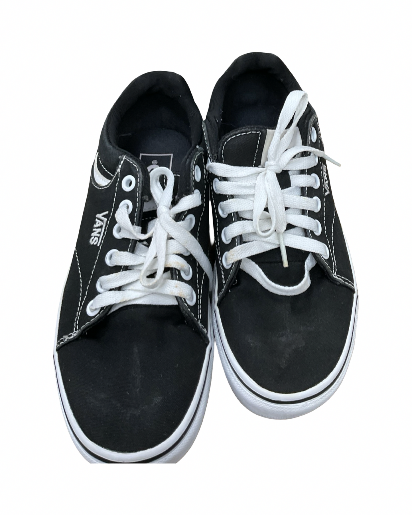 Shoes Sneakers By Vans In Black & White, Size:6