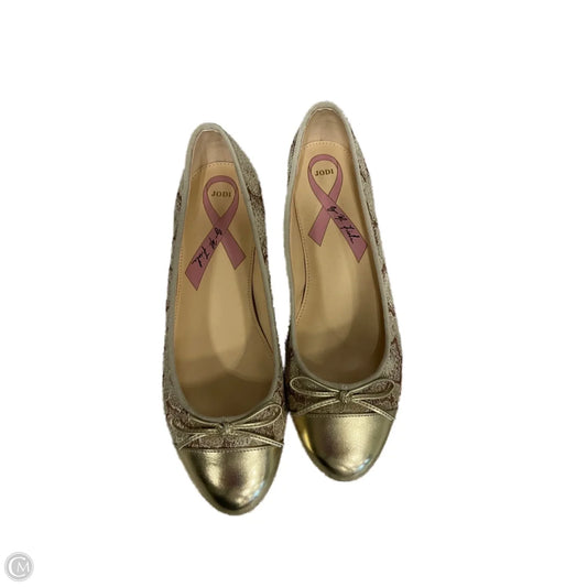 Shoes Flats By Marc Fisher In Gold, Size: 7