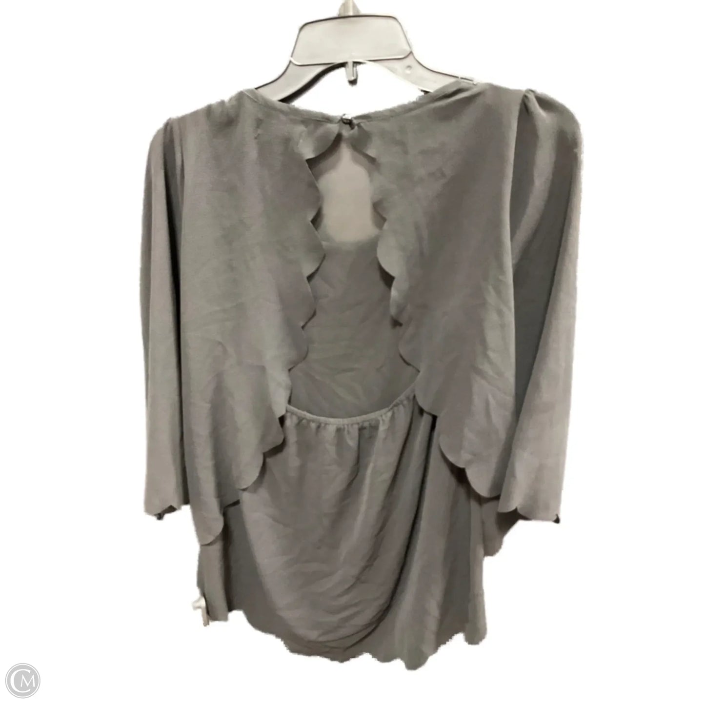 Top 3/4 Sleeve By Papermoon In Black, Size: S