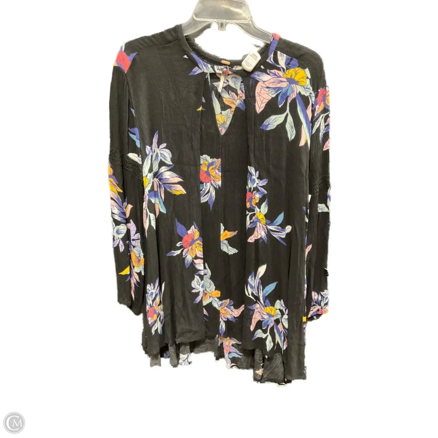 Tunic Long Sleeve By Free People In Multi-colored, Size: S