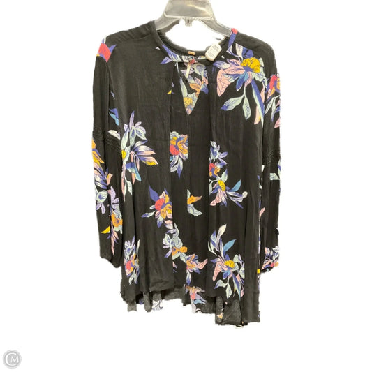 Tunic Long Sleeve By Free People In Multi-colored, Size: S