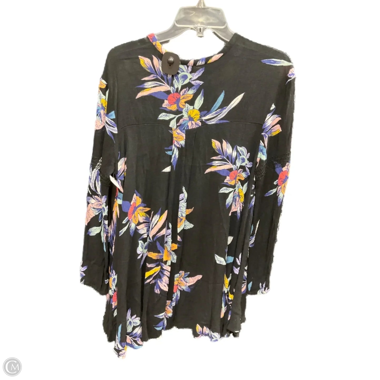 Tunic Long Sleeve By Free People In Multi-colored, Size: S