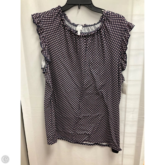 Top Sleeveless By Acting Pro In Multi-colored, Size: Xs