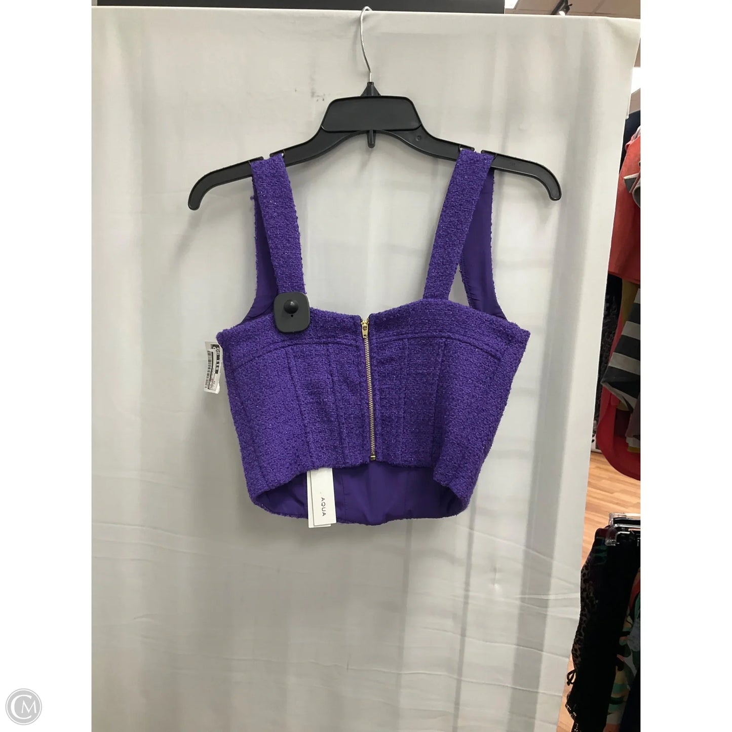 Top Sleeveless By Aqua In Purple, Size: Xs