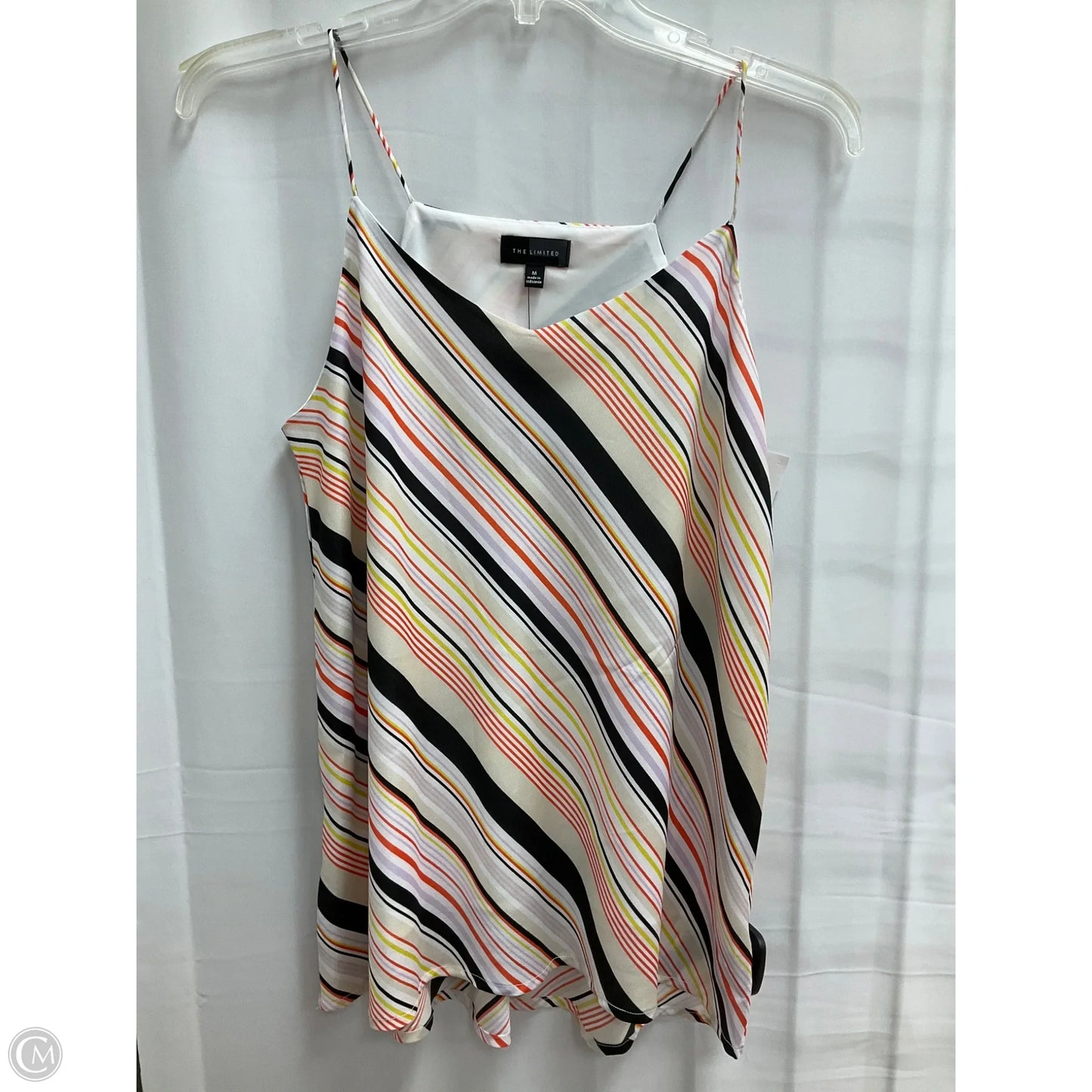 Top Sleeveless By Limited In Striped Pattern, Size: M