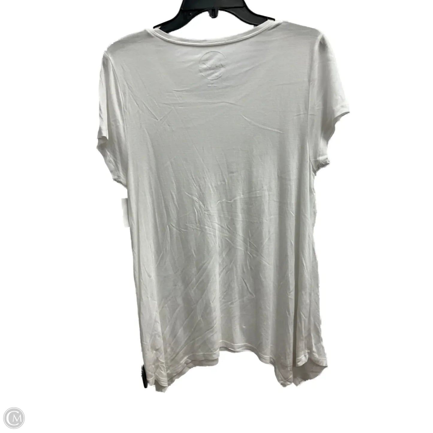 Top Short Sleeve By Inc In White, Size: M