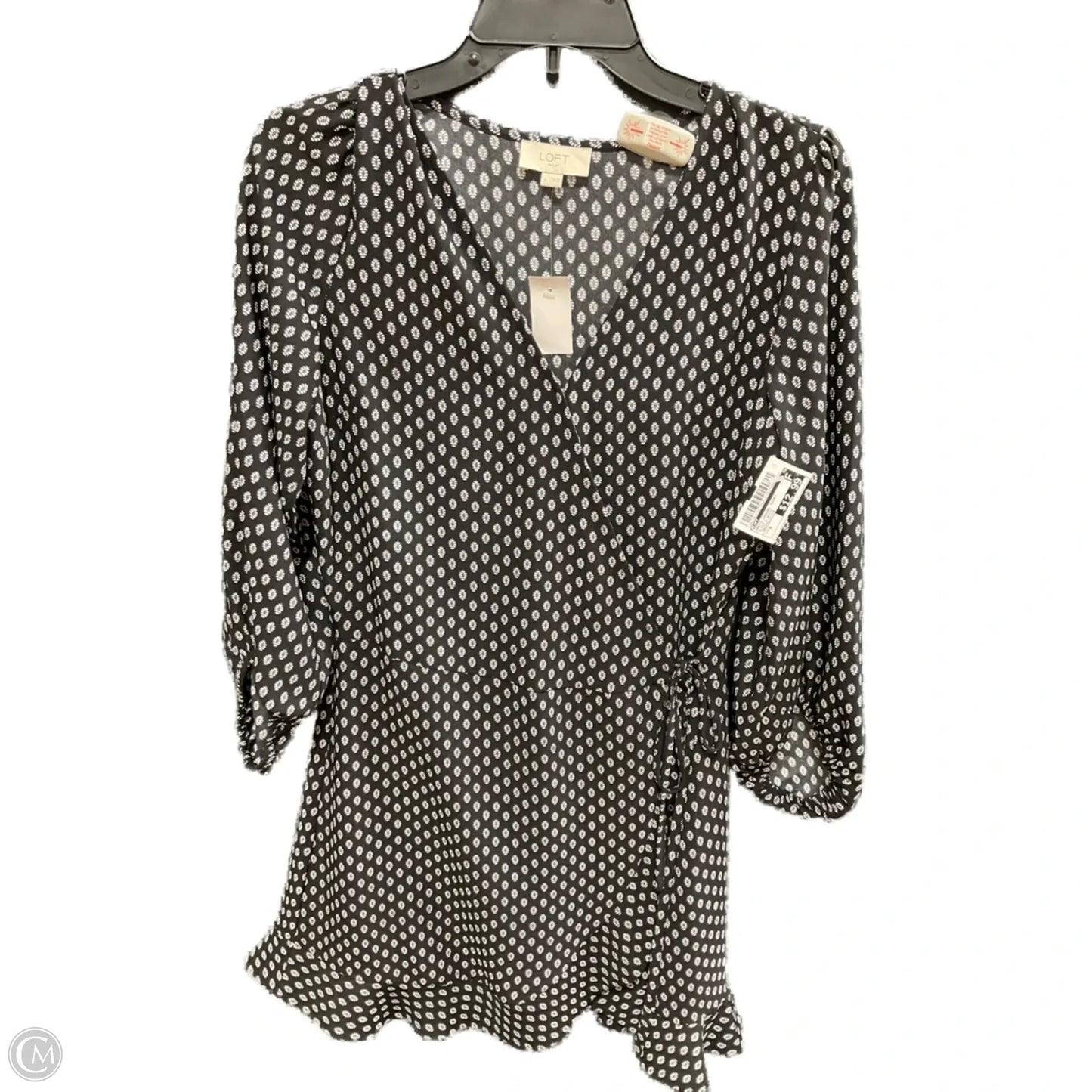 Dress Casual Short By Loft In Black & White, Size: 6