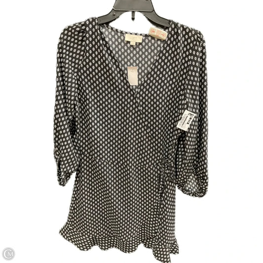 Dress Casual Short By Loft In Black & White, Size: 6