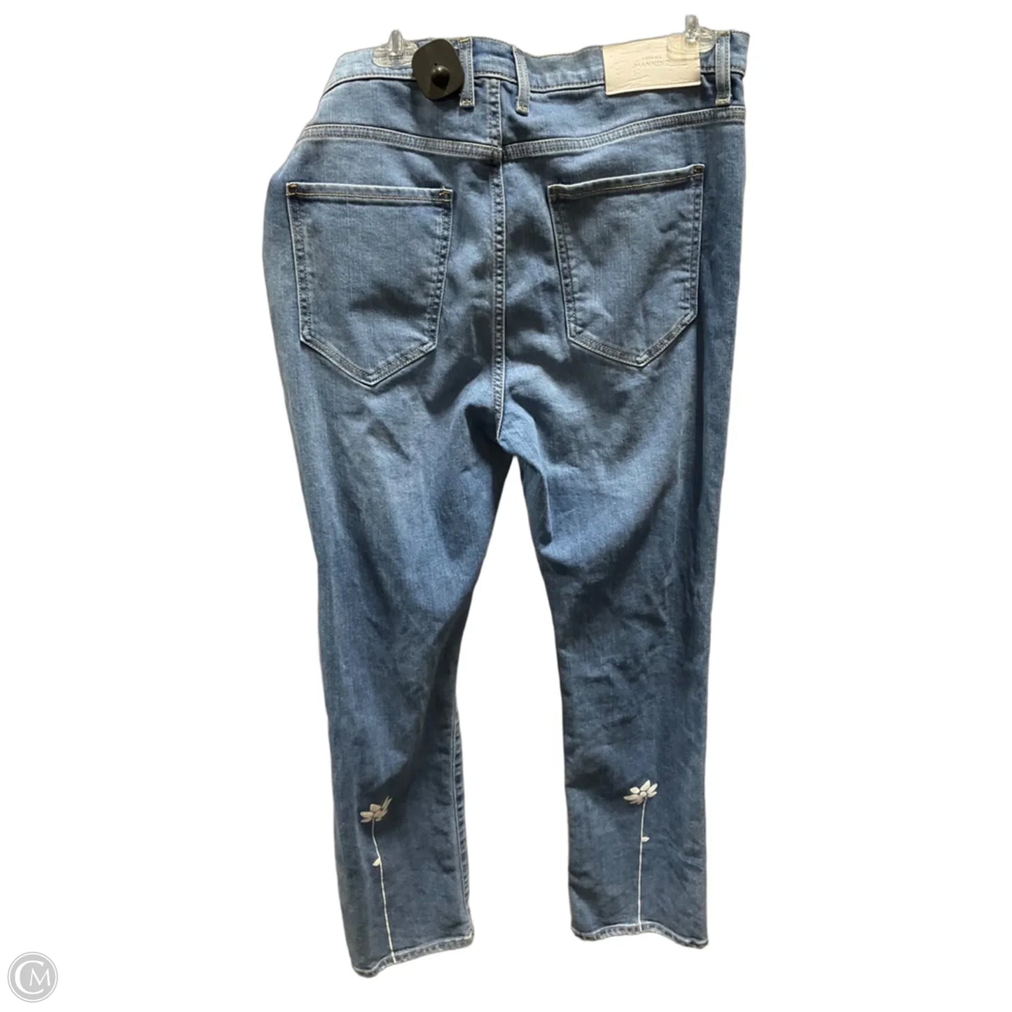 Jeans Straight By 7 For All Mankind In Blue Denim, Size: 14