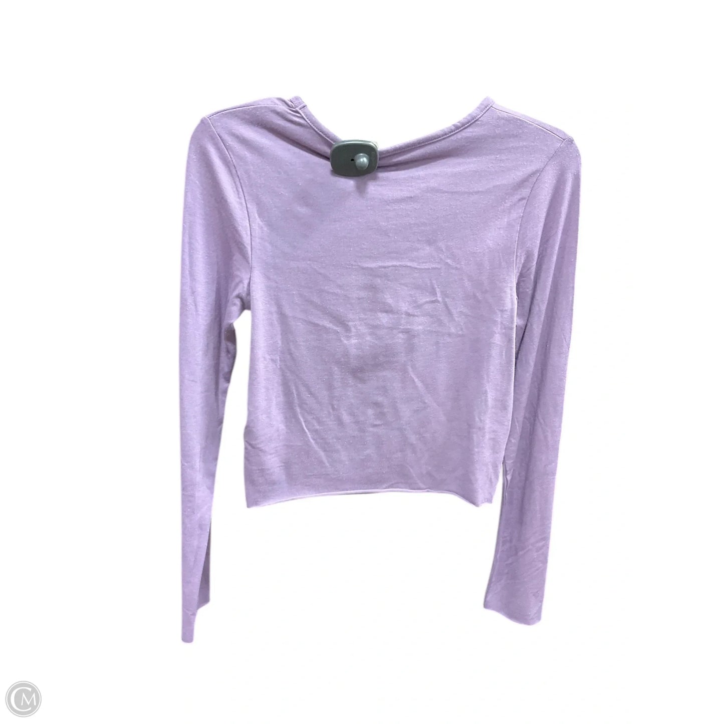 Top Long Sleeve Basic By Anthropologie In Purple, Size: S