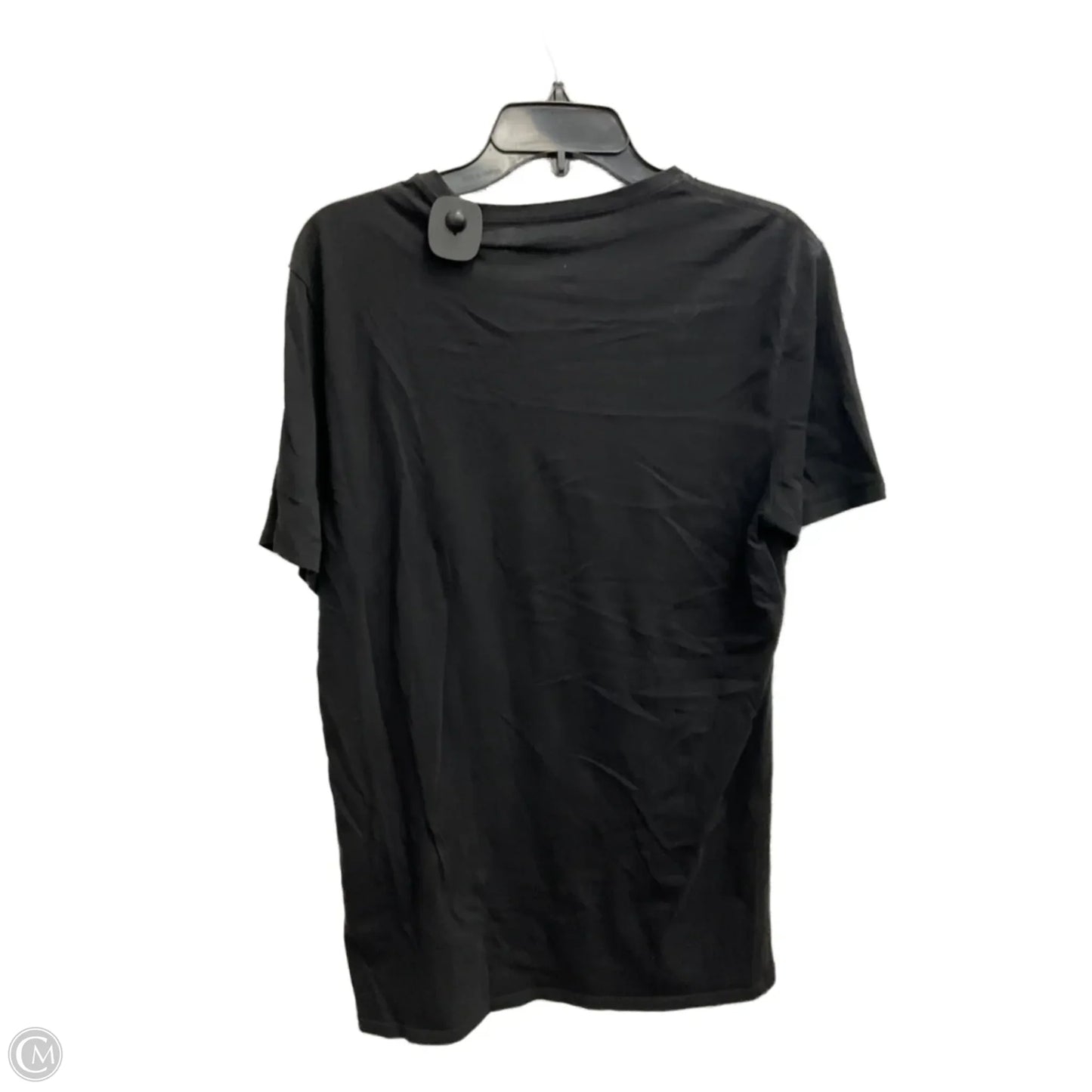 Top Short Sleeve Designer By Karl Lagerfeld In Black, Size: Sp