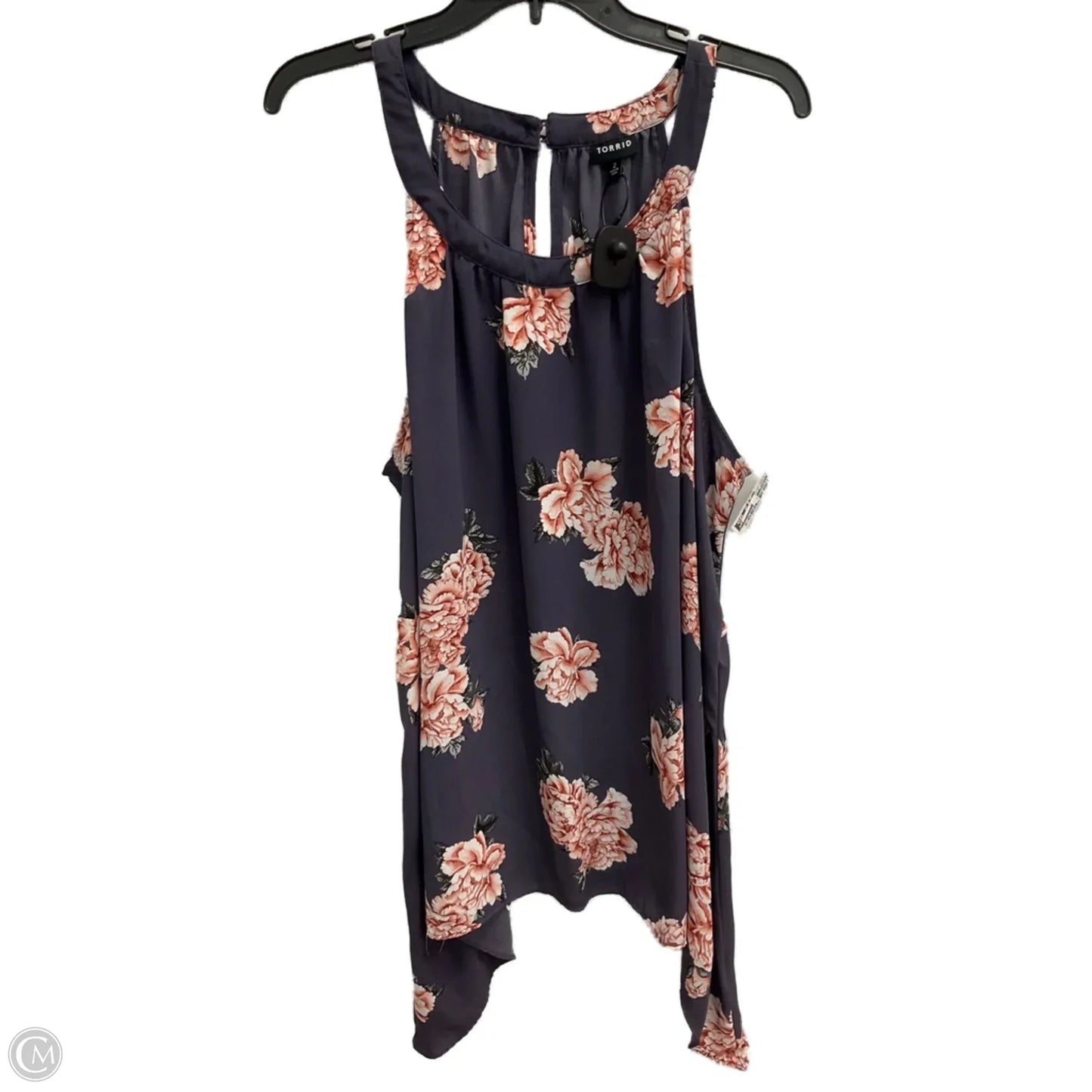 Blouse Sleeveless By Torrid In Floral Print, Size: 2x