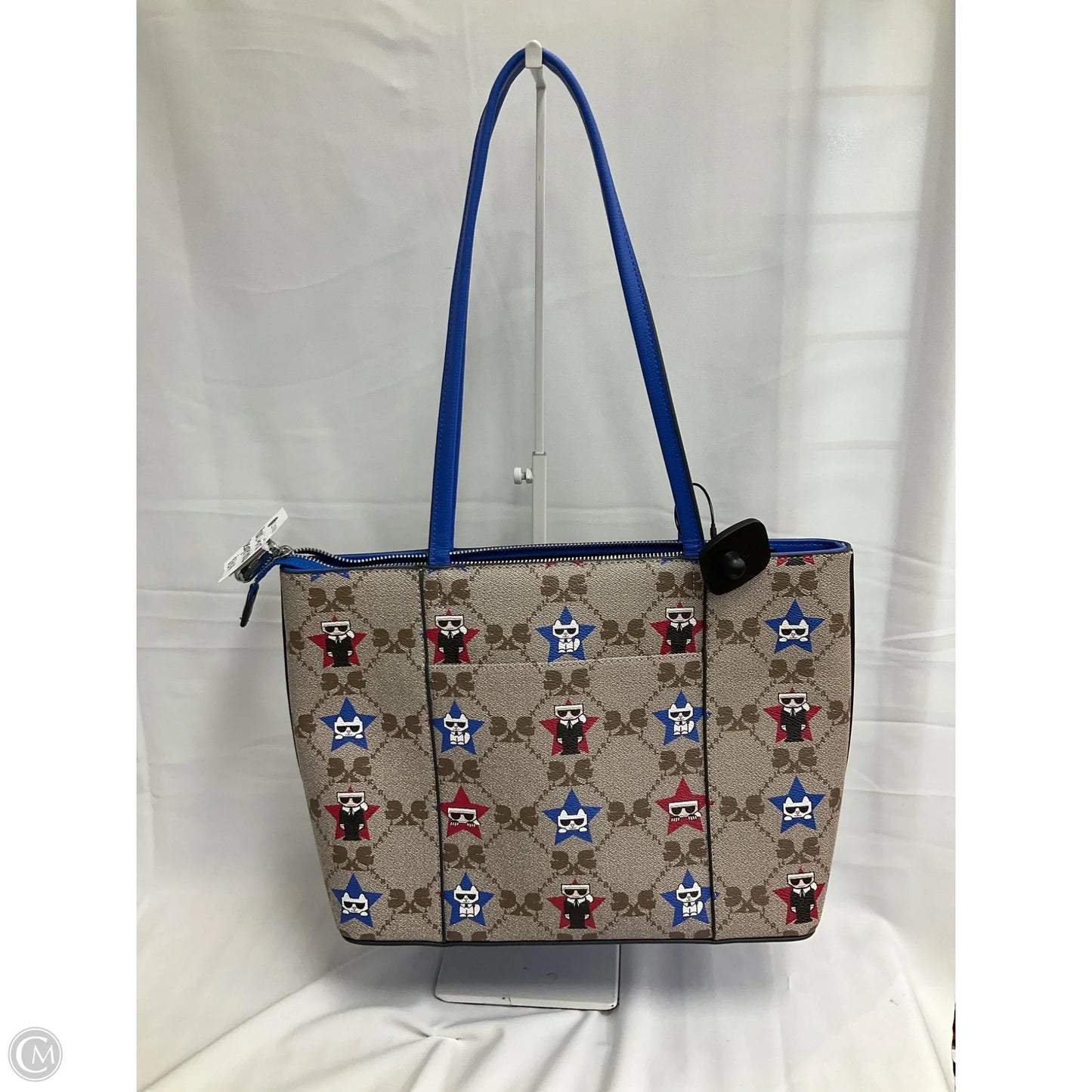 Handbag Designer By Karl Lagerfeld, Size: Medium