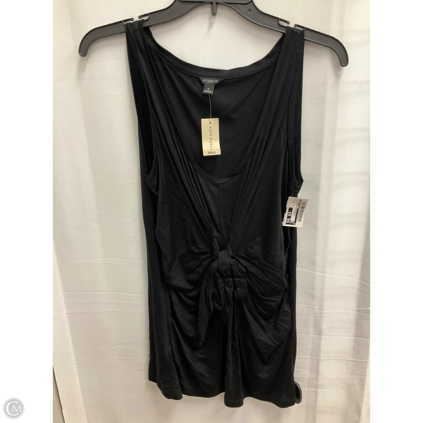 Top Sleeveless Basic By Ann Taylor In Black, Size: S