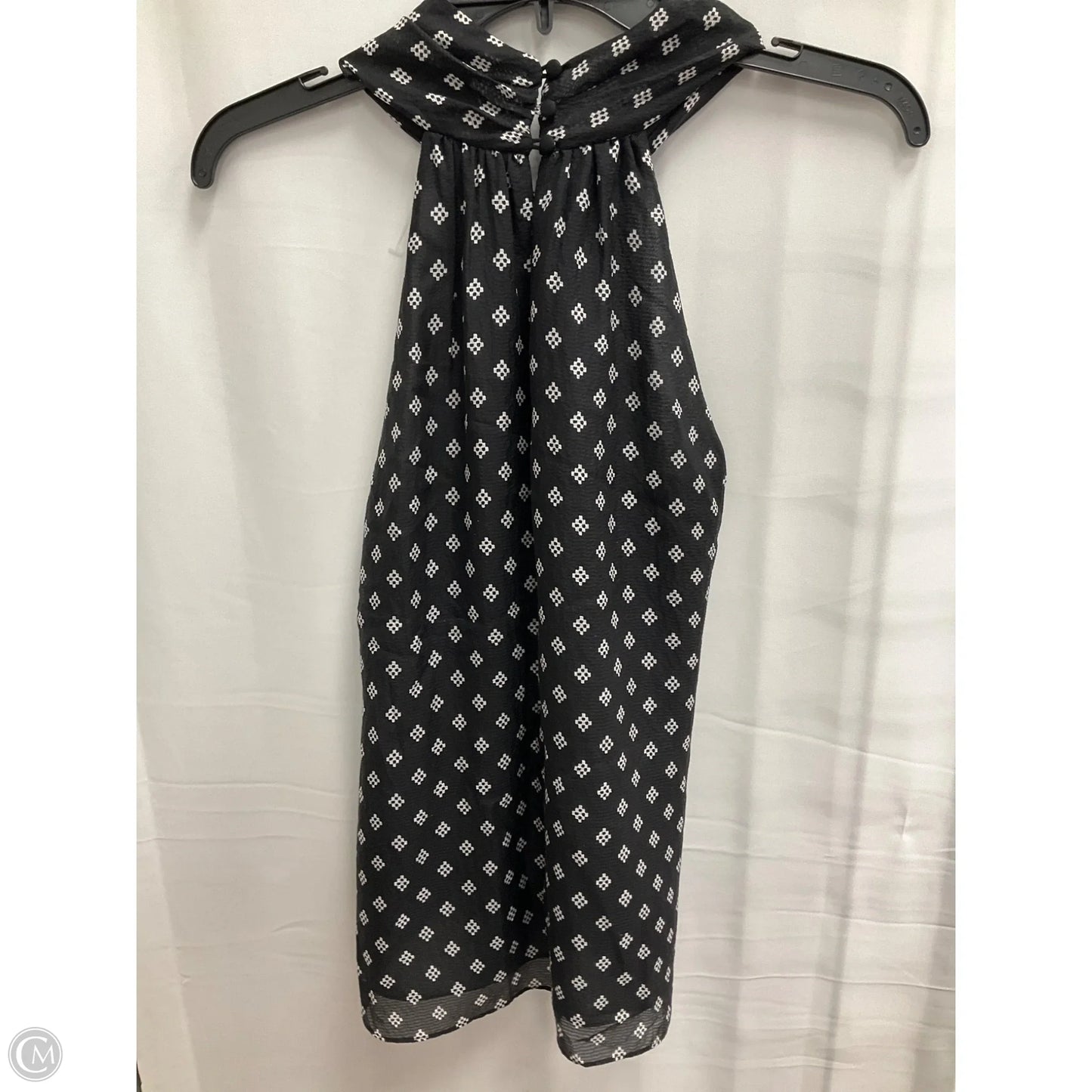 Blouse Sleeveless By Joie In Black & White, Size: Xs