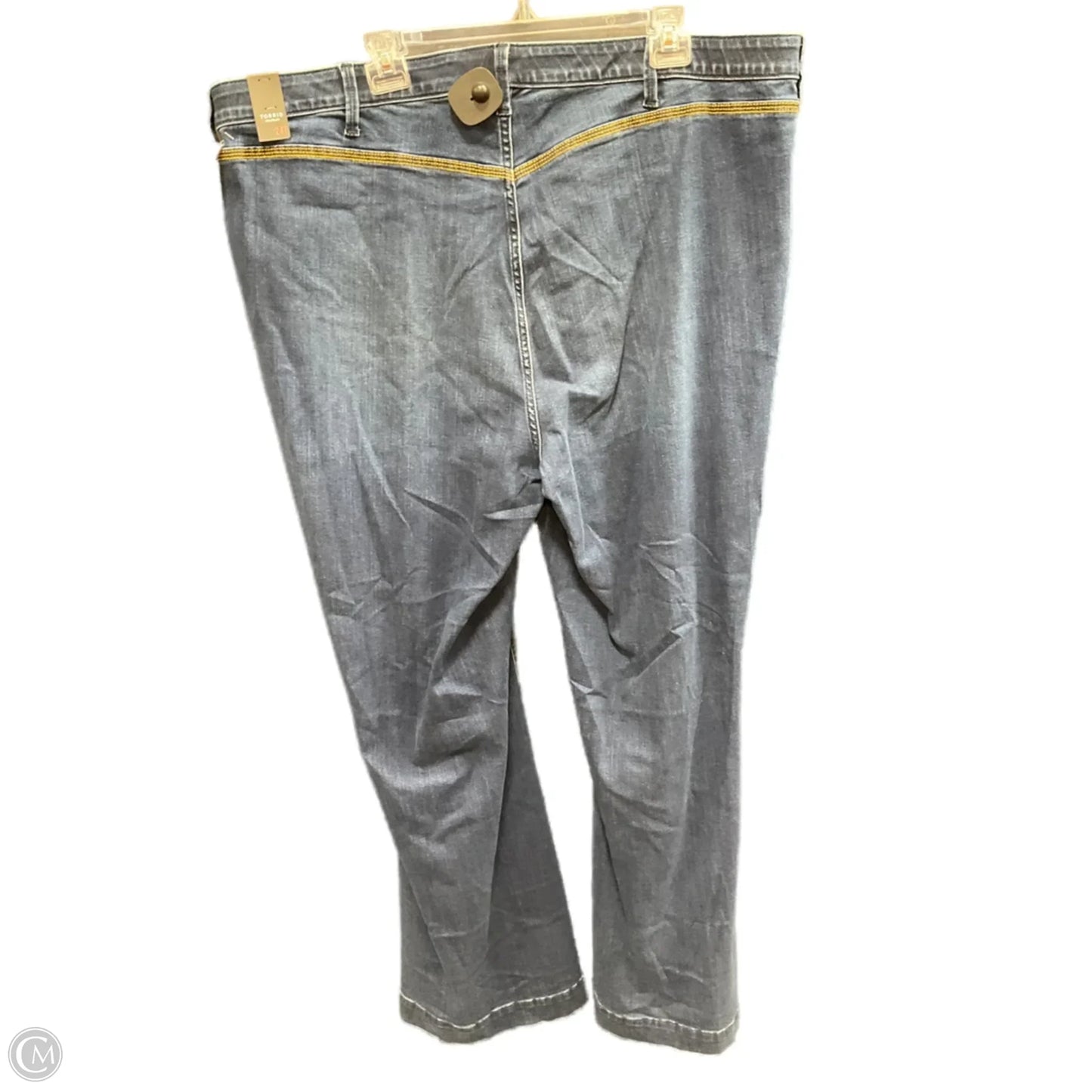 Jeans Flared By Torrid In Blue Denim, Size: 24