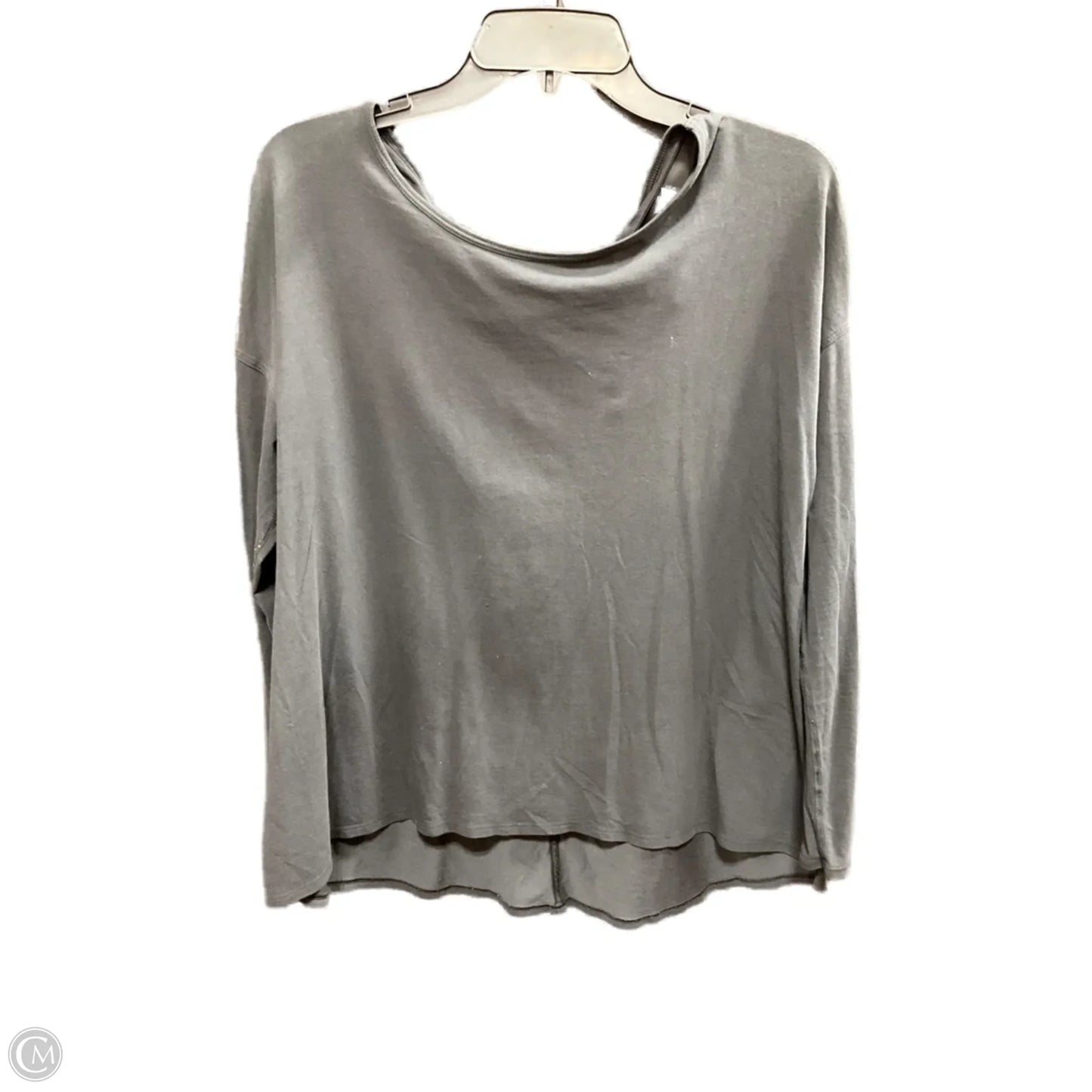 Athletic Top Long Sleeve Collar By Lululemon In Black, Size: S