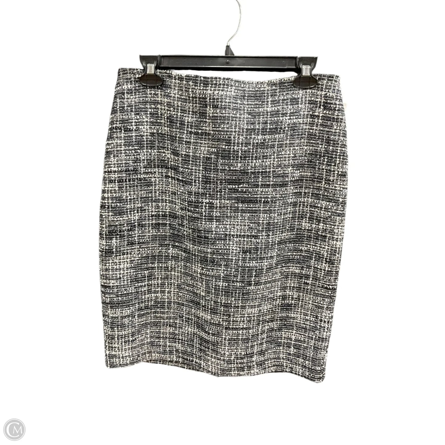 Skirt Mini & Short By Ann Taylor In White Black, Size: 6