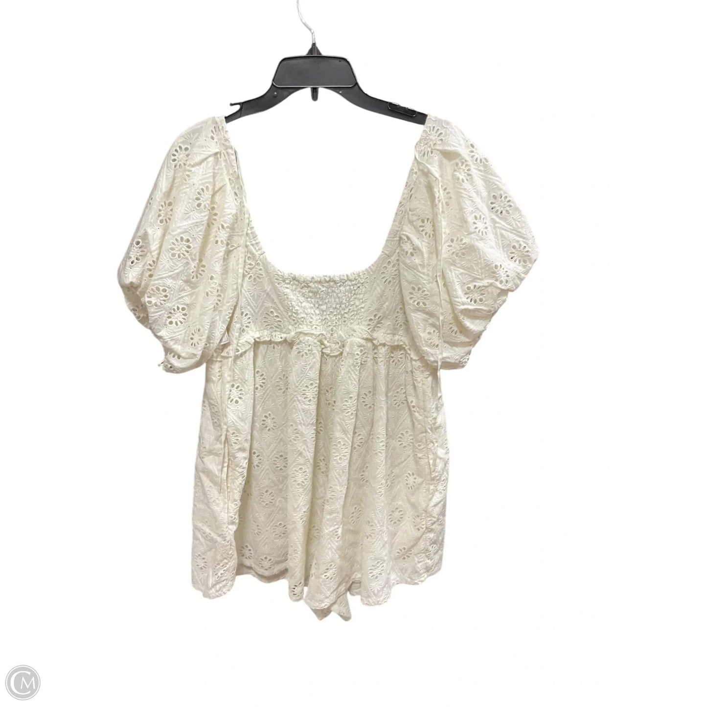 Romper By Pilcro In Cream, Size: M