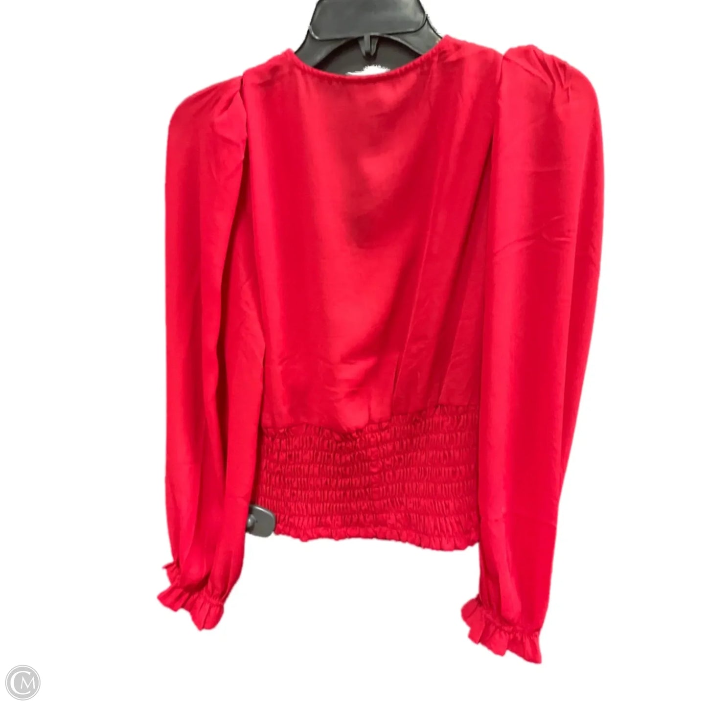 Top Long Sleeve By Clothes Mentor In Red, Size: S