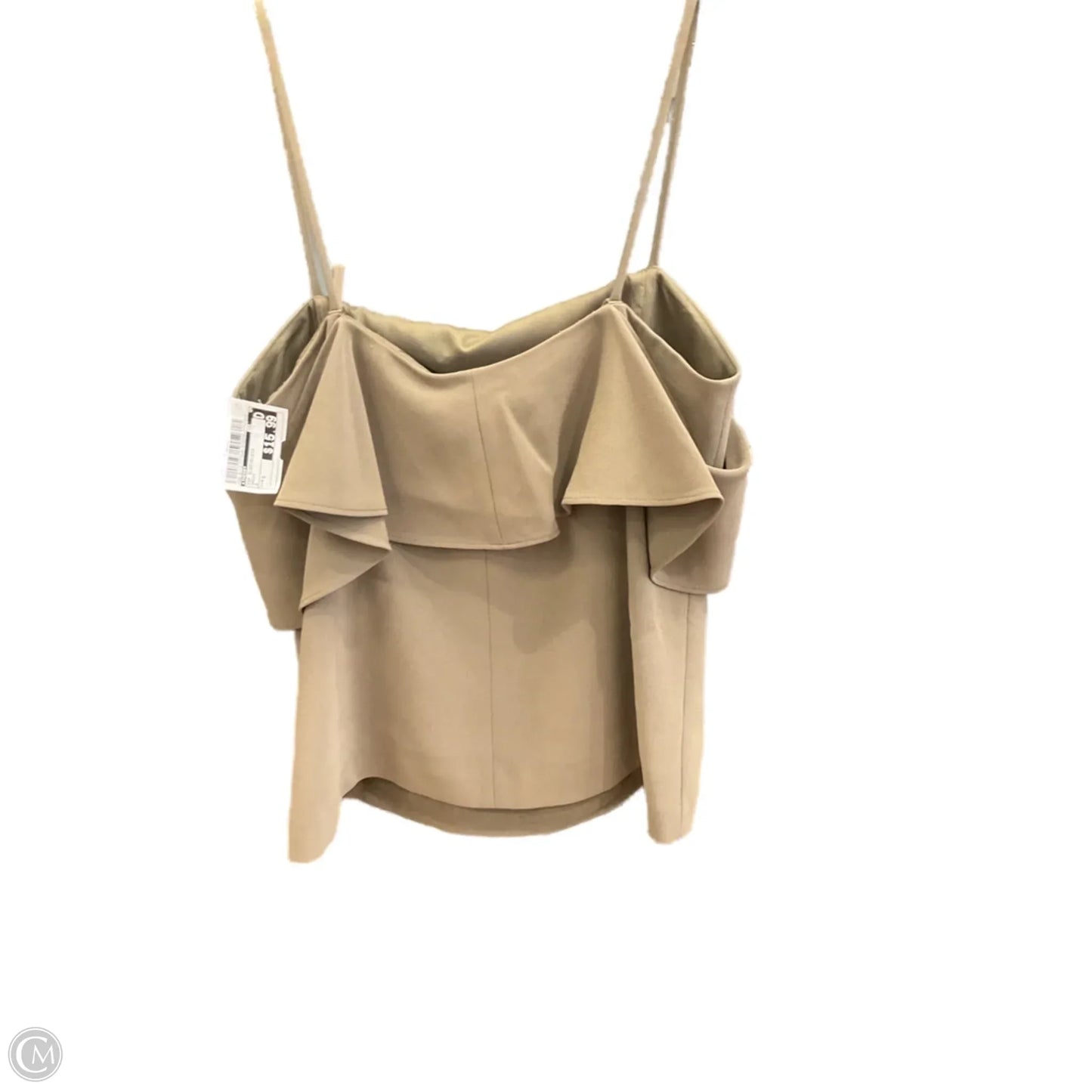 Top Sleeveless By Theory In Green, Size: S
