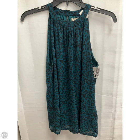 Top Sleeveless By Banana Republic In Teal, Size: Xs