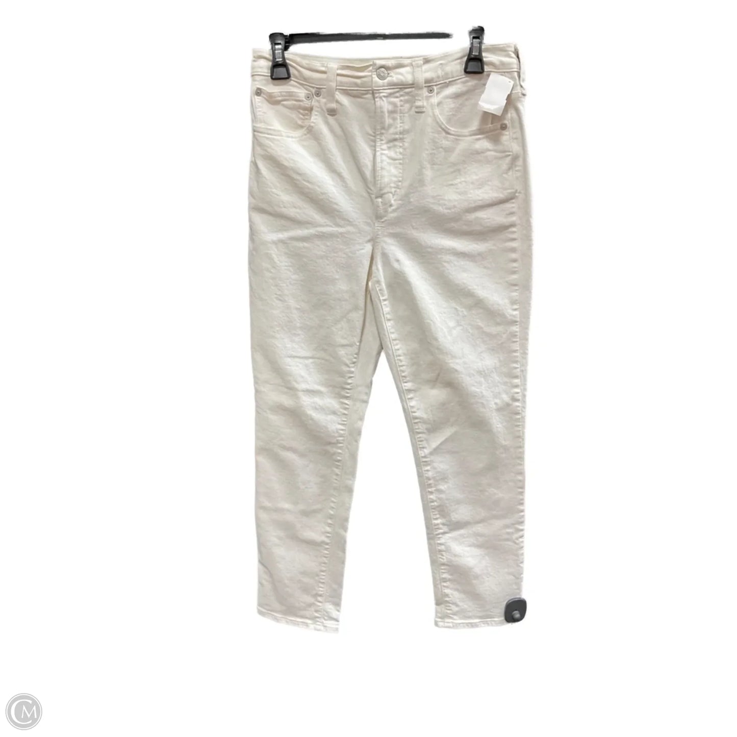 Jeans Straight By Madewell In White, Size: 4