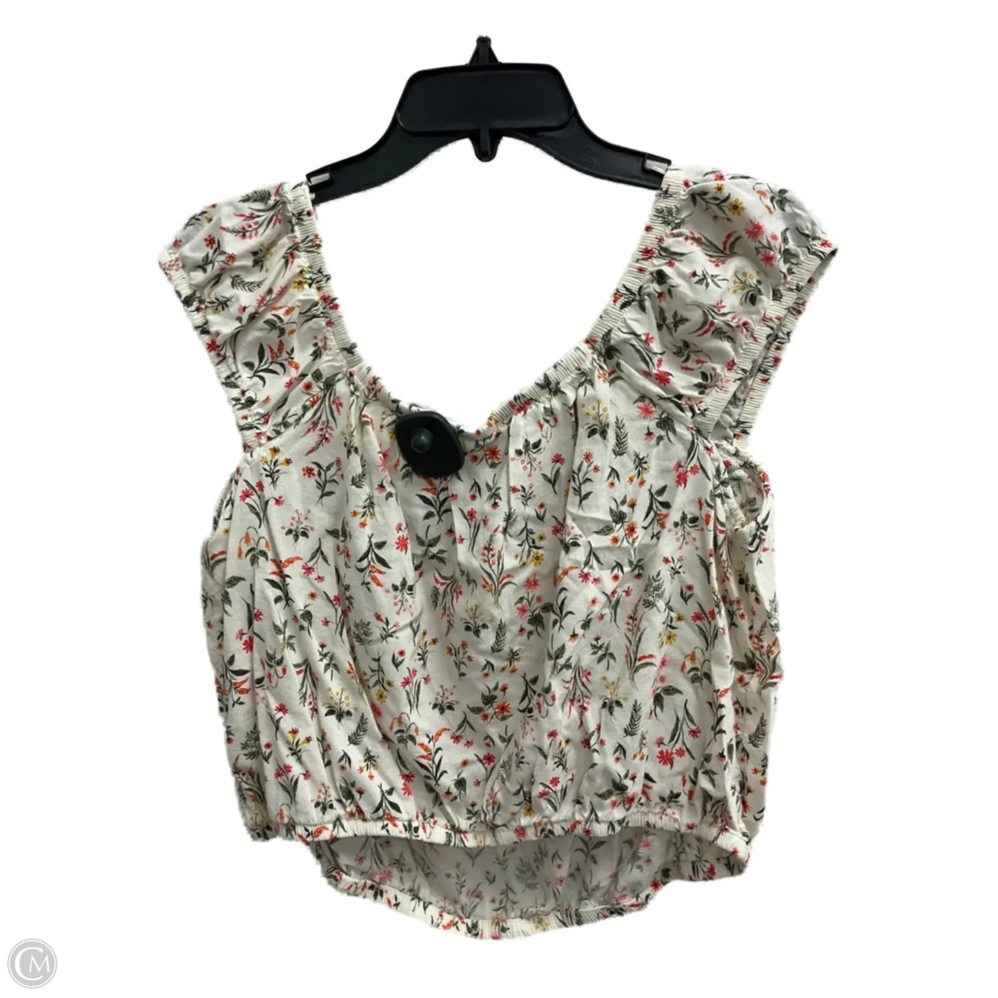 Top Sleeveless By Old Navy In Floral Print, Size: L