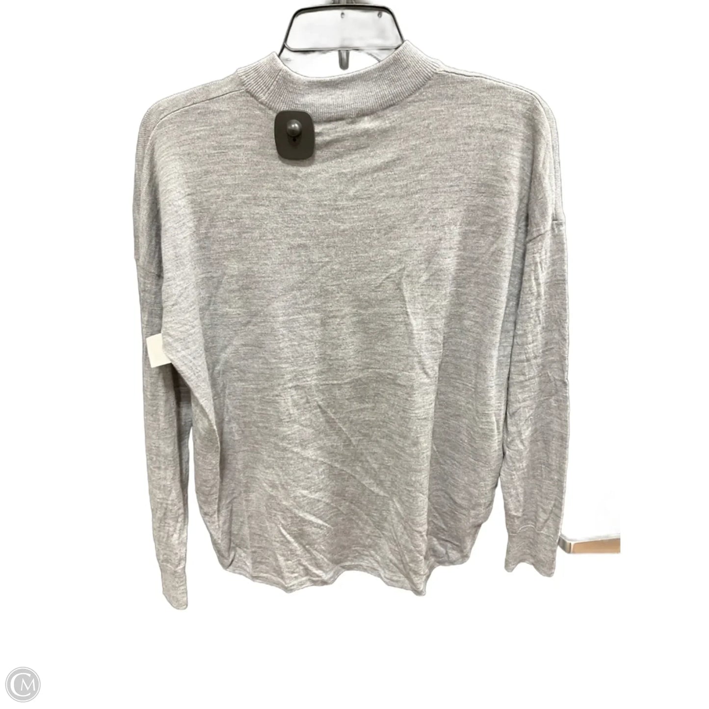 Top Long Sleeve Basic By Madewell In Grey, Size: S