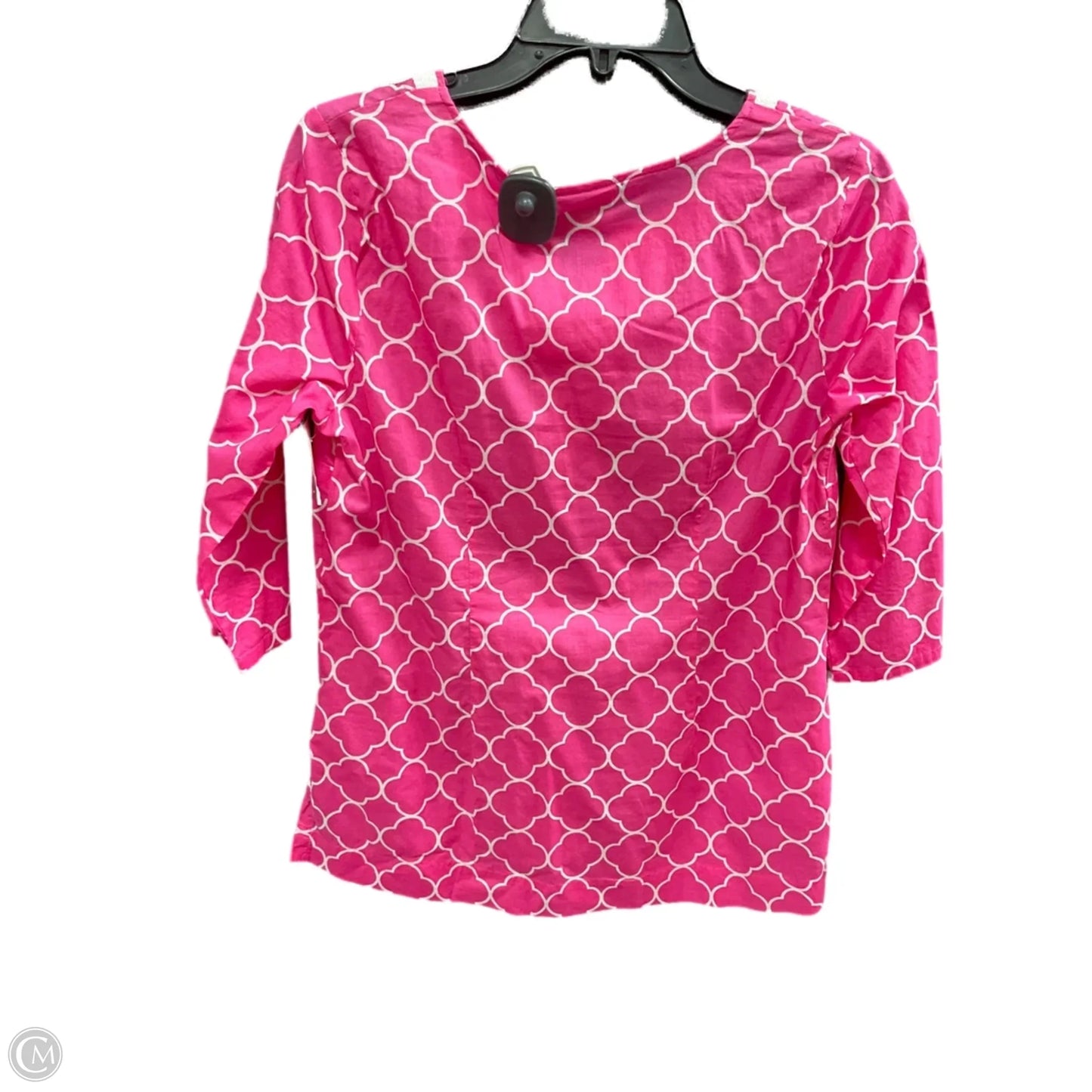 Top 3/4 Sleeve By St Johns Bay In Pink, Size: Sp