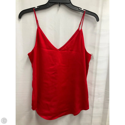 Blouse Sleeveless By Express In Red, Size: Xs