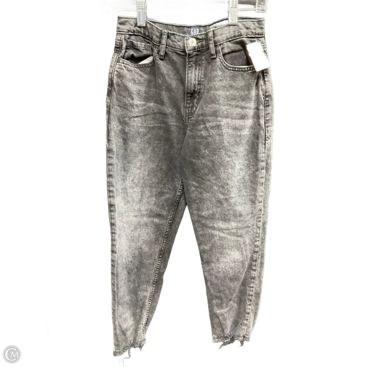 Jeans Straight By Gap In Black, Size: 14