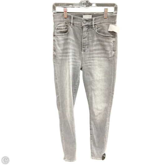 Jeans Straight By Loft In Grey, Size: 4