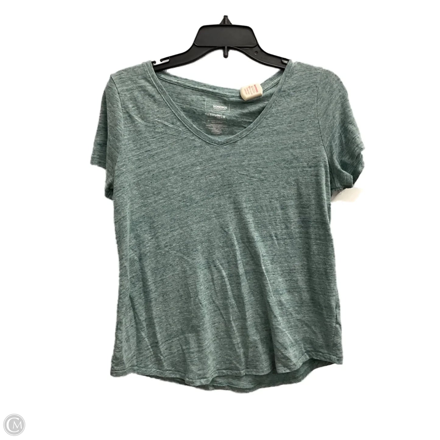 Top Short Sleeve By Sonoma In Green, Size: S